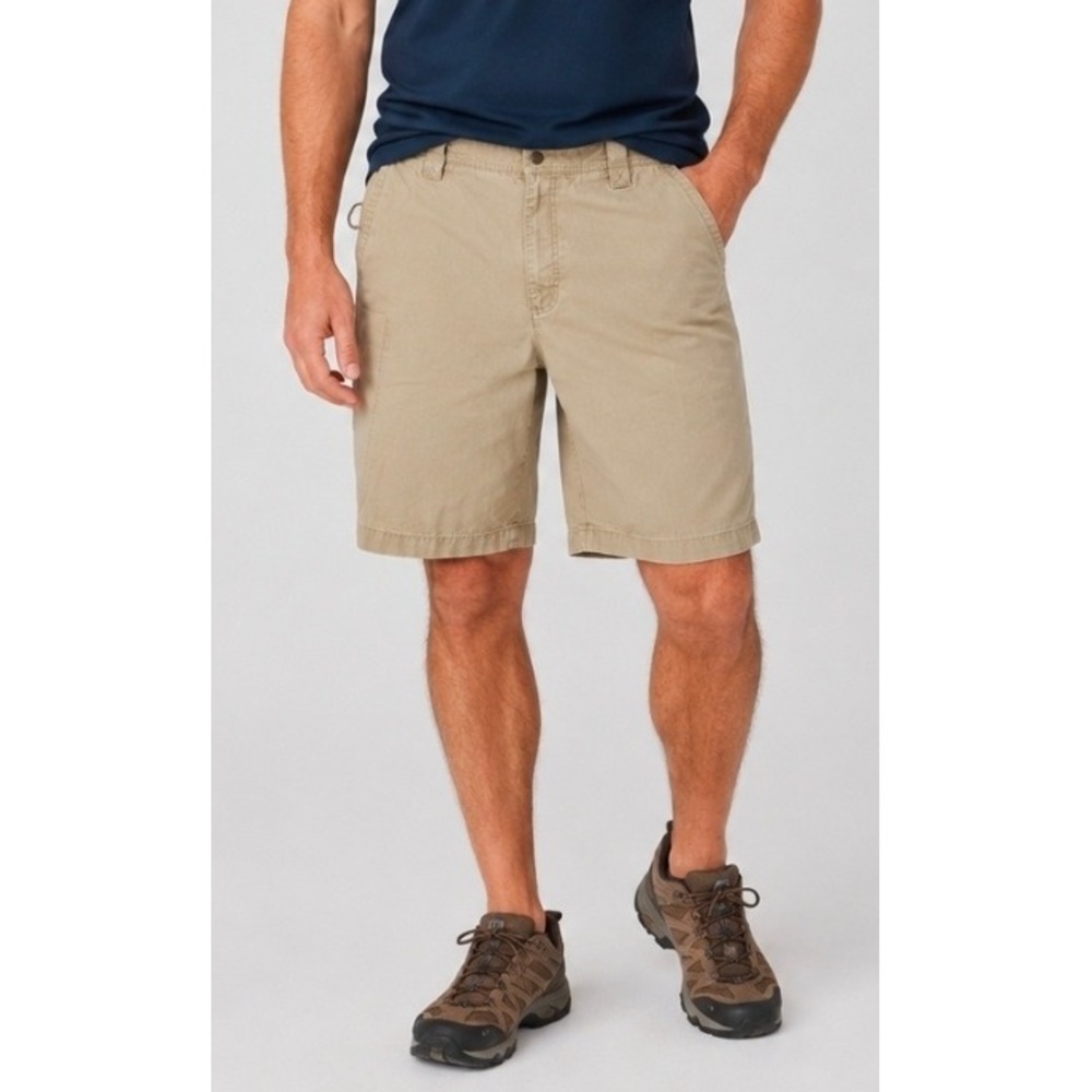 Columbia Cargo Shorts Mens 35 Tan Khaki Cotton Utility Outdoor Gorpcore